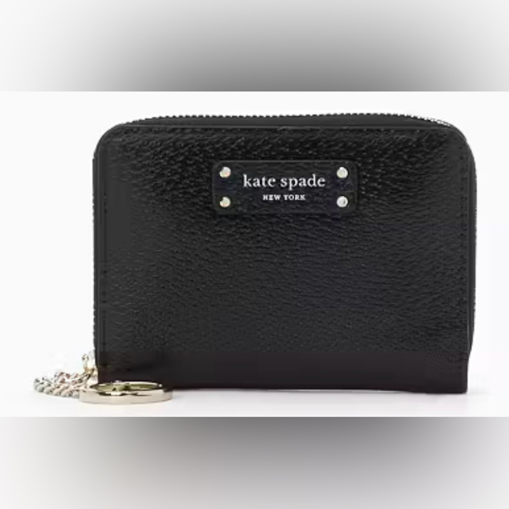 Kate Spade Black Jeanne Small Key Continental Wallet NWT